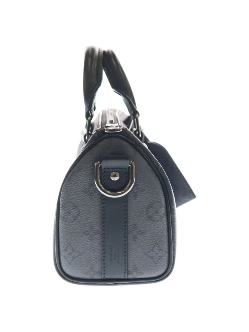 Louis Vuitton Monogram Eclipse Keepall Bandouliere 25 2-Way Shoulder Bag Black